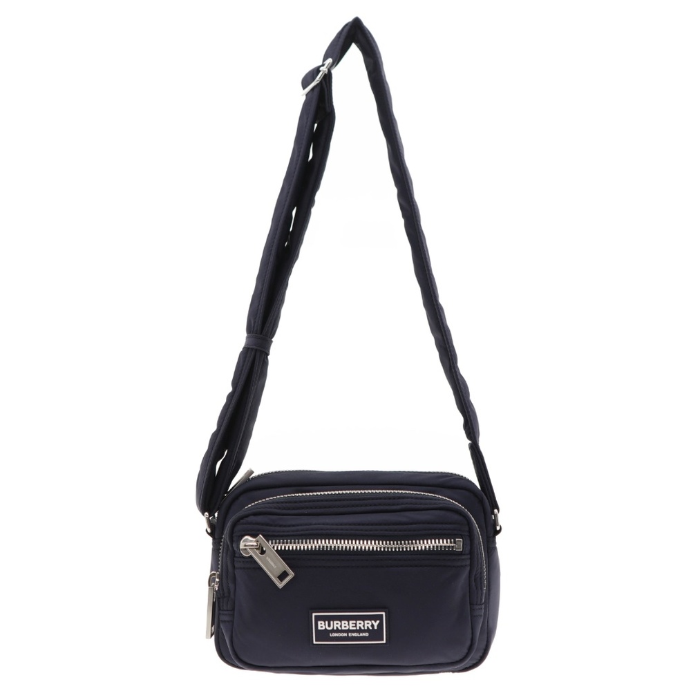 Burberry Warner Camera Crossbody Bag Navy Blue Nylon New - Picture 2 of 12